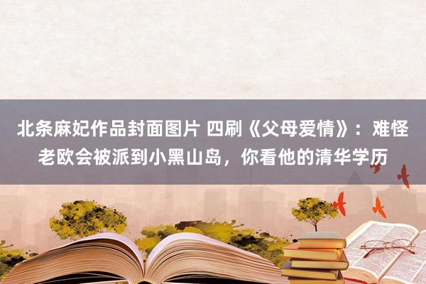 北条麻妃作品封面图片 四刷《父母爱情》：难怪老欧会被派到小黑山岛，你看他的清华学历