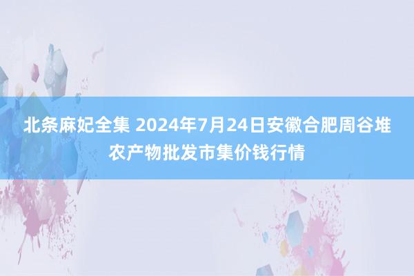 北条麻妃全集 2024年7月24日安徽合肥周谷堆农产物批发市集价钱行情