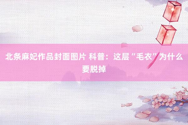 北条麻妃作品封面图片 科普：这层“毛衣”为什么要脱掉